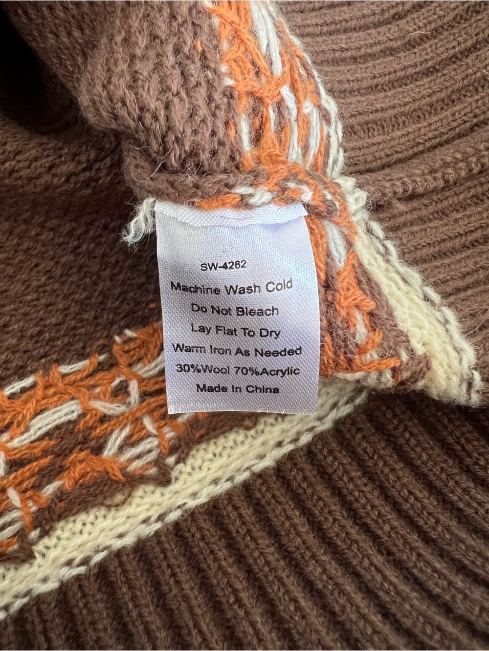 Kiel James Patrick Cozy Pumpkin Sweater XS NWT - Picture 4 of 7